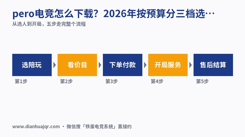 pero电竞怎么下载?2026年按预算分三档选入口