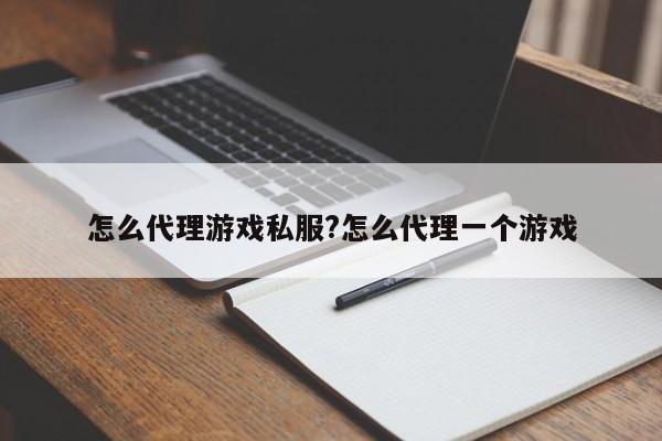 怎么代理游戏私服?怎么代理一个游戏