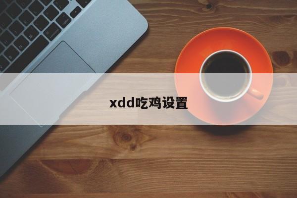 xdd吃鸡设置