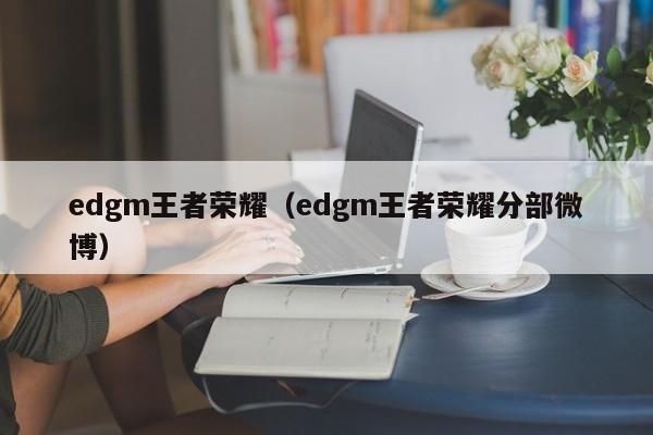edgm王者荣耀（edgm王者荣耀分部微博）